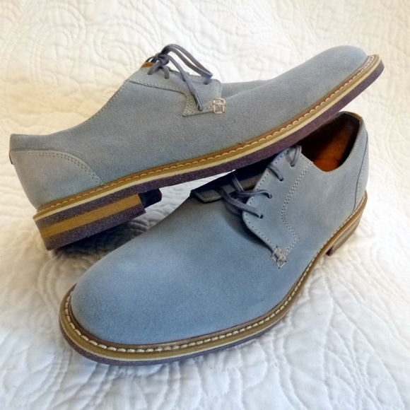 Johnston & Murphy Other - Johnston and Murphy Blue Suede Men's Shoes Size 9M